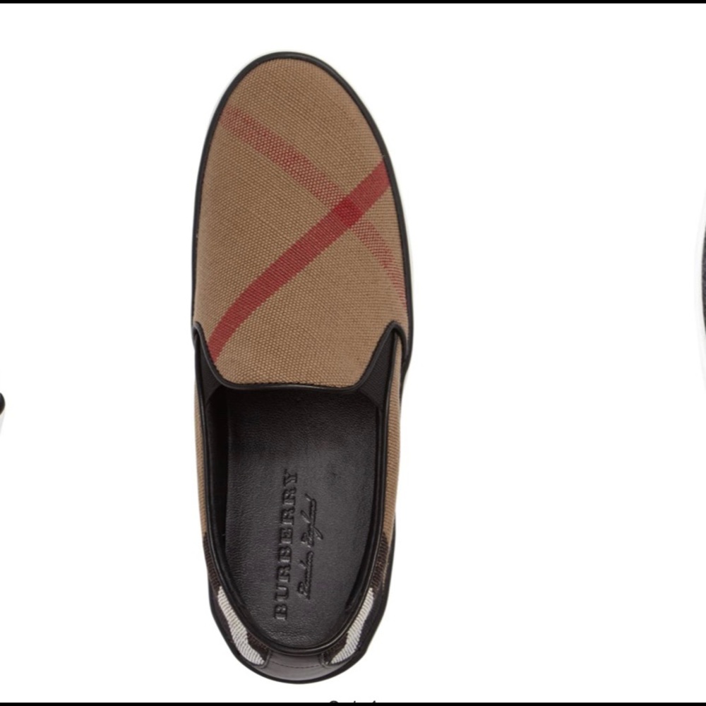 Burberry slip on sneakers